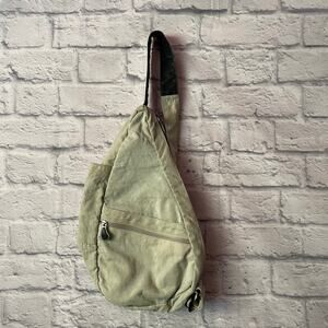 Vintage Ameribag Tan Sling Healthy Back 15" Ergonomic Bag
